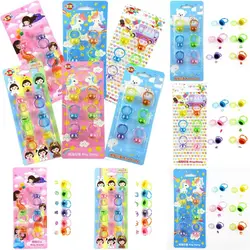 Diamond Rings Diamond Rings Ink Seal Self Inking Ring Stamps 6pcs Self Inking Sealing Various Cartoon Cartoon Ring Stamps