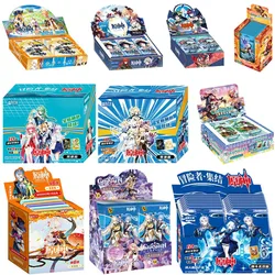 Game Genshin Impact Cards Anime Project TCG Game Lumine Booster Box Collection Cards Games Rare SSR PR Card Toys Birthday Gifts