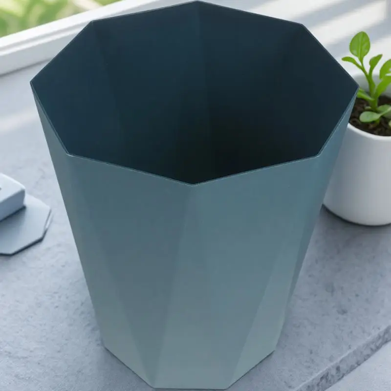 

Bedroom Small Waste Basket Bathroom Garbage Can Mesh Trash Washroom Bin Modern Plastic Narrow Kitchen Paper Office