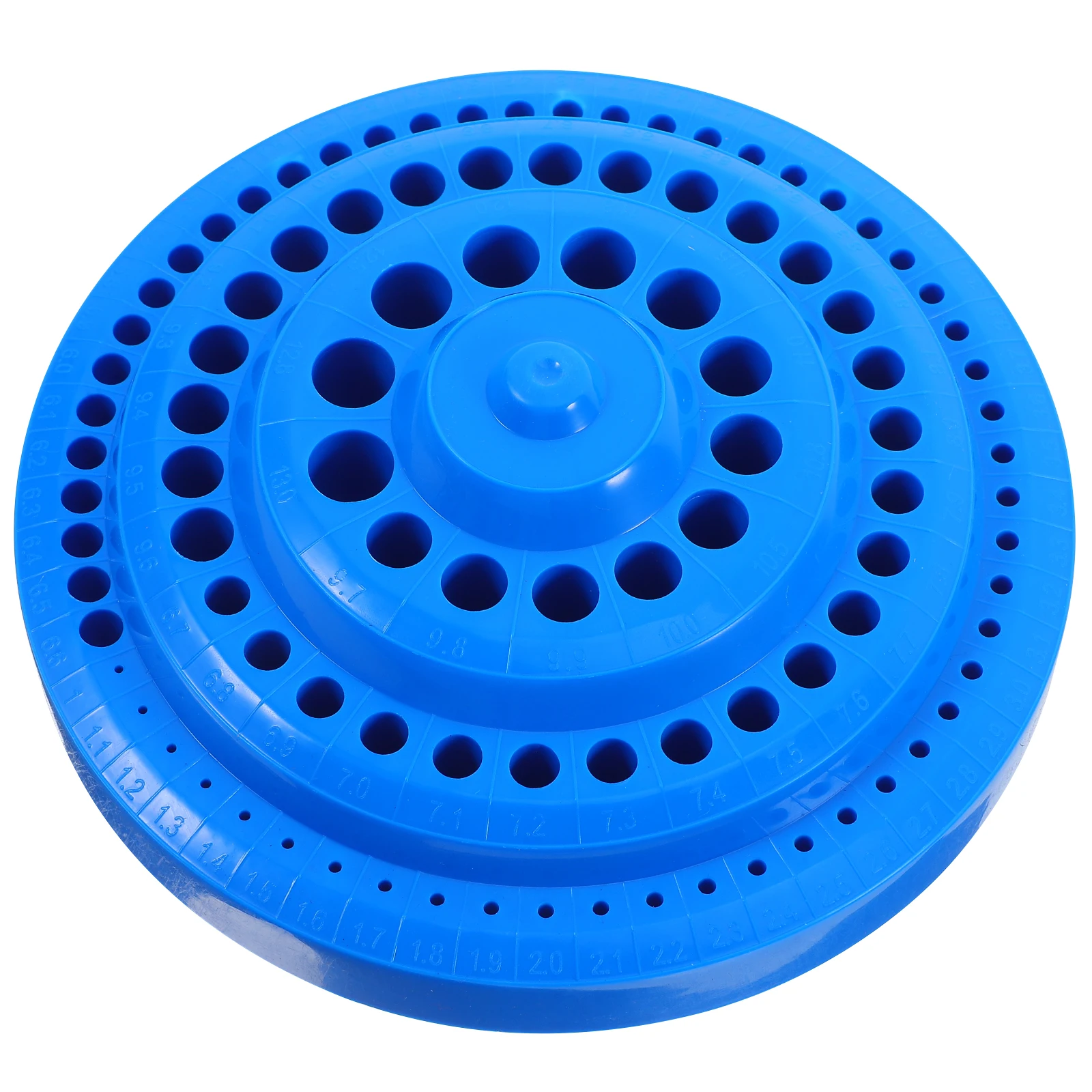 

Plastic 100 Holes Drill Bits Storage Box Safe Convenient Grinding Head ganizer Tool Case Tool Storage Container