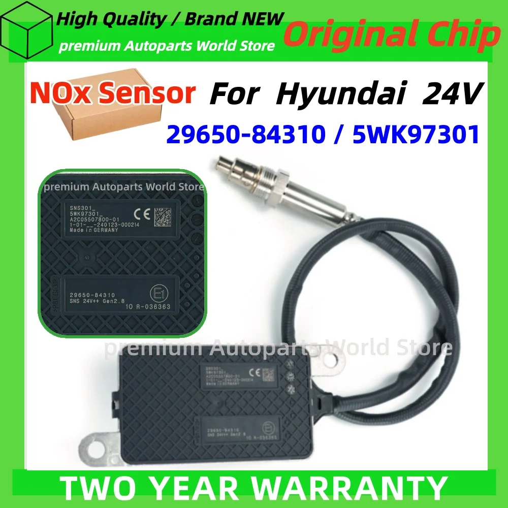 2965084310 5WK9 7301 29650-84310  5WK97301 Nitrogen Oxygen NOx Sensor 12V for Hyundai Truck 24V