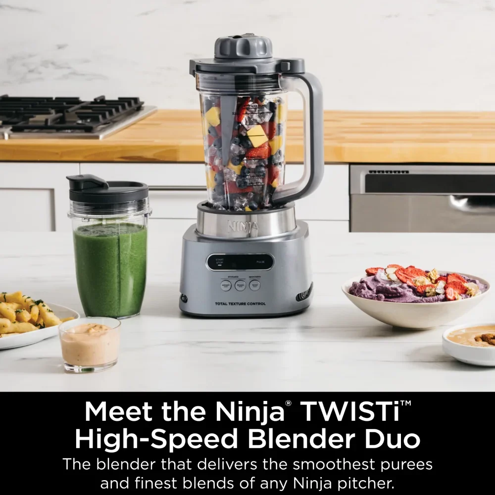 blender food processors TWISTi™, HIGH-SPEED Blender DUO 3 Preset Auto-iQ® Programs, 34 oz. Pitcher Capacity, SS150