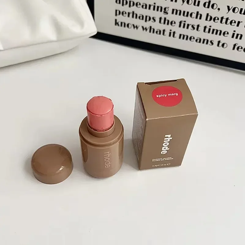 Rhode Pocket Blush LIP Stick Lip & Cheek Hydrating Stick Natuurlijke Rouge Poeder Blush Crème Lipstick Wangen Makkelijk Aan te Brengen Kleur