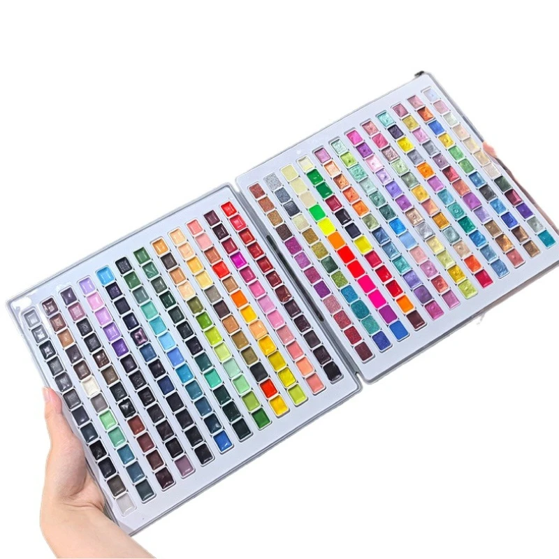 Children's Solid Watercolor Coatings Non-toxic Art Supplies Beginners Solid Powder Coatings
