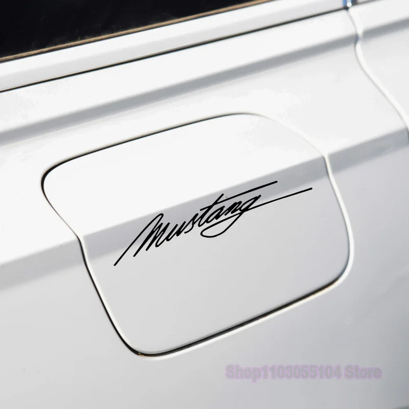 2pcs car Interior sticker Auto window Vinyl Decal For Ford Mustang