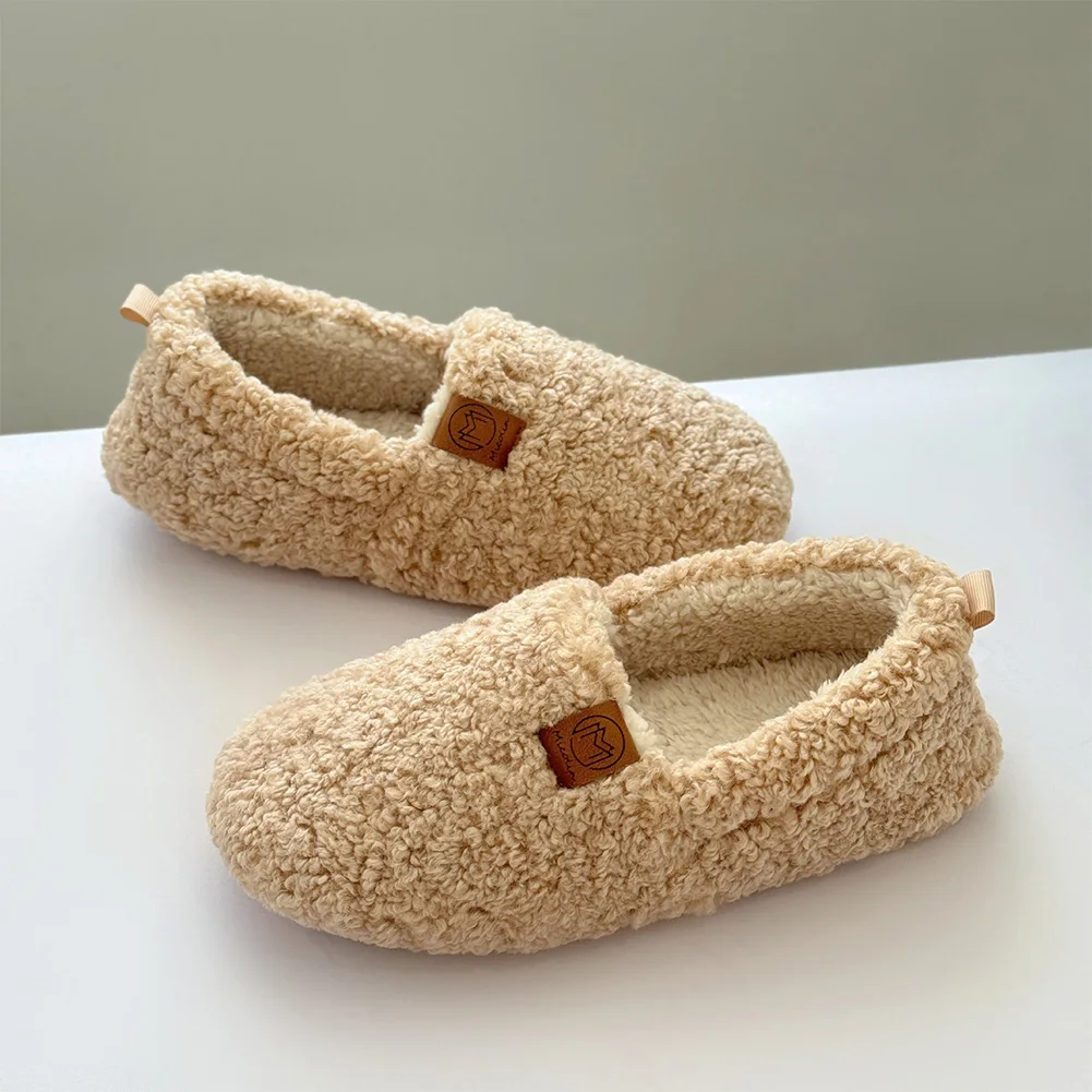 Women Slippers Fuzzy Memory Foam House Shoes with Polar Fleece Lining Loafer Closed Back Indoor Outdoor Slipper