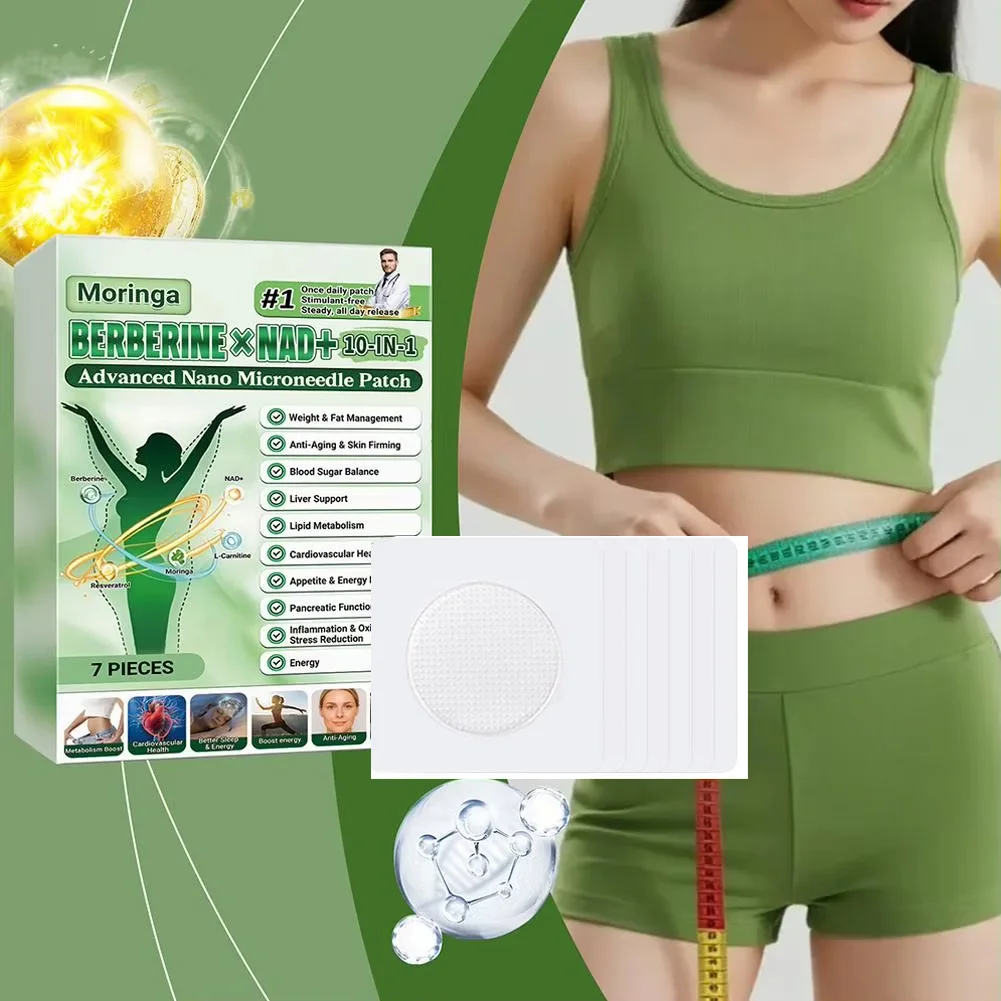 10-in-1 Nano Microneedle Patch Natural Gentle Patches Moisturizing Skin for Women Men Firming Nano Microdarts Patches 0.2mm