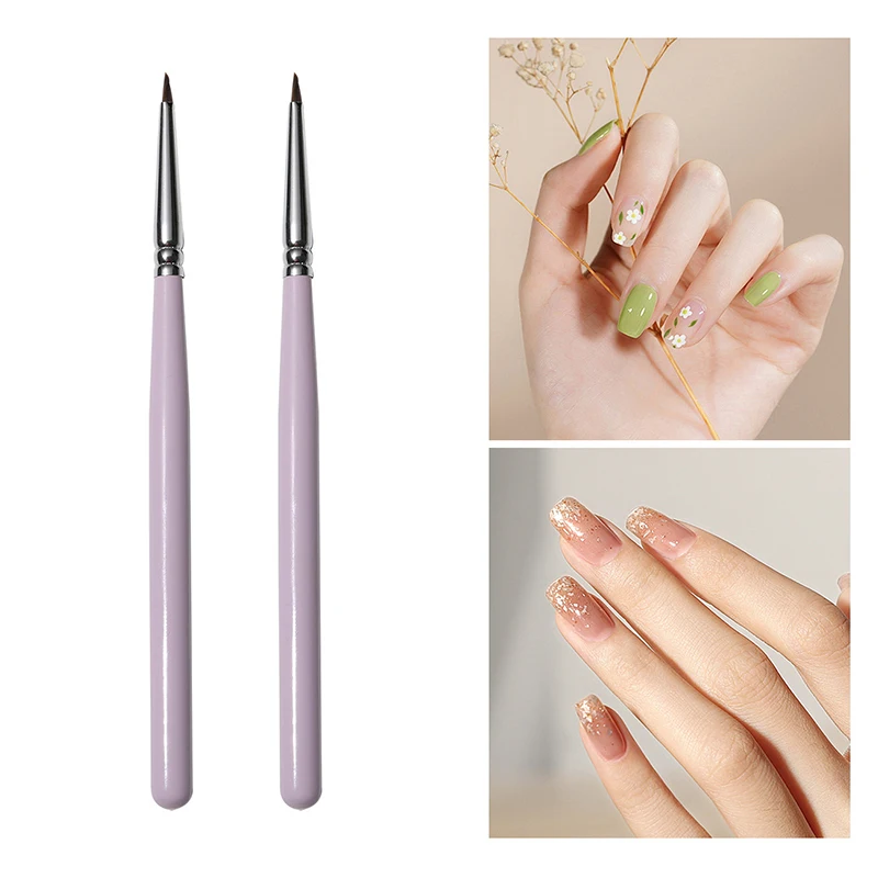 Triangular Nail Brush Nail Art Design Tip Painting Drawing Carving Dotting Pen FlatFan Liner Acrylic Gel UV Polish Manicure Tool