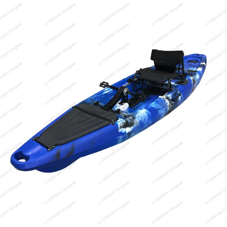 Fishing kayak, pedal drive, sit on top GPS 1 seater