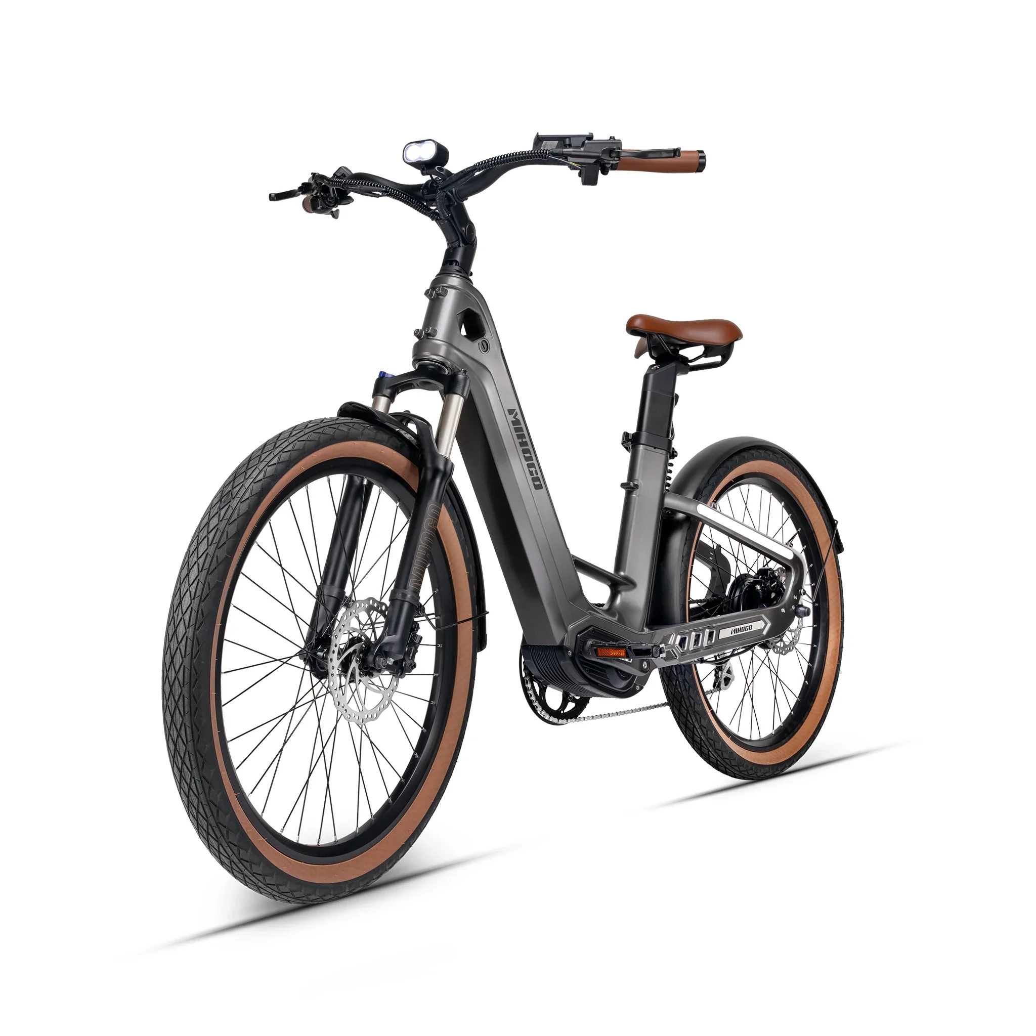 MIHOGO Air Carbonfaser-Rahmen Erwachsenen-Elektrofahrrad Urban E-Bike 26 Zoll Aufblasbare Reifen E-Bike 250W 48V 19.2AH Elektrofahrrad – Detail 30