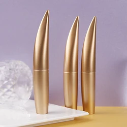 Dumb Gold Silicone Brush Eyelash Tube Empty Mascara Bottle 15ml Large Capacity Half-moon Eye Shadow Style