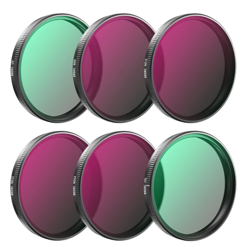 

CPL/ND8/ND16/ND32/ND64 Filter Optical Glass Clear Imaging for Action 3/4/5 Accessories Waterproof Dirt-Resistant