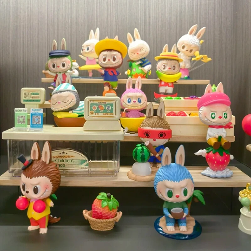 POPMART Bubble Mart THE MONSTER/LABUBU serie de frutas juego de moda caja ciega ornamento regalo