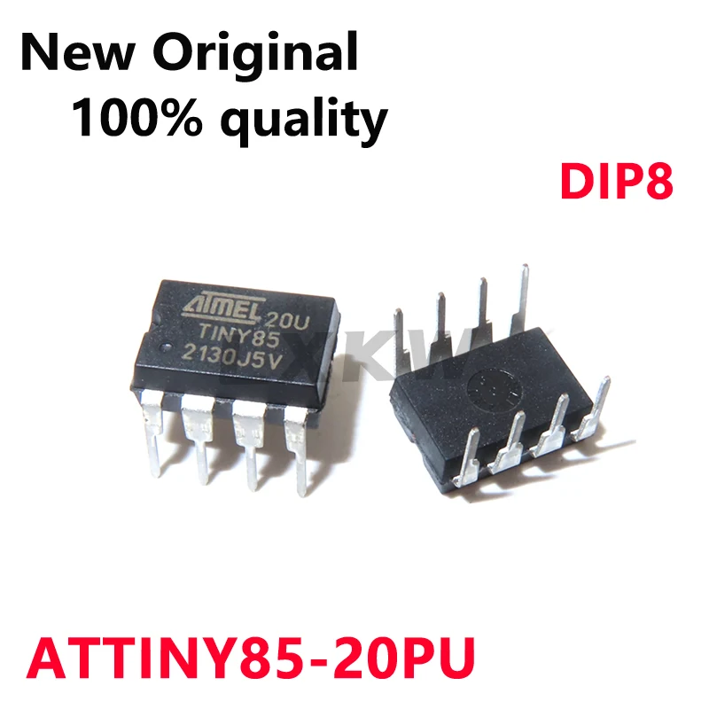 2~5/PCS New Original ATTINY85-20PU ATTINY85 20PU in-line DIP-8 MCU 8-bit micro-control -MCU chip In Stock
