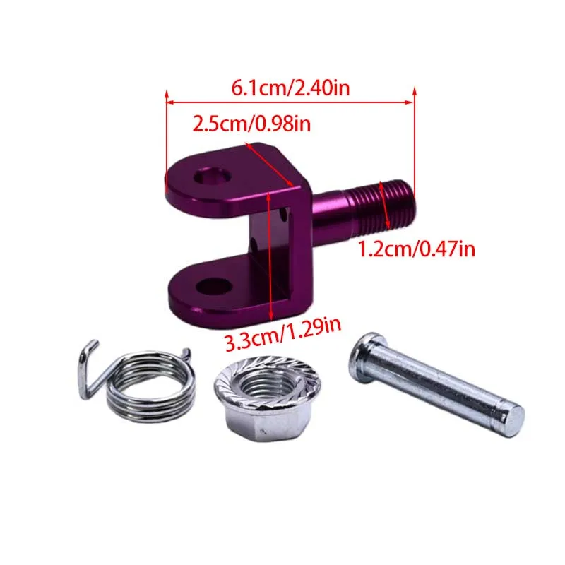 Foot Pedal Connection Bracket Pit Dirt Bike Feet Peg Footrests Kit Mount For Talaria Sting Light Bee X E-bike