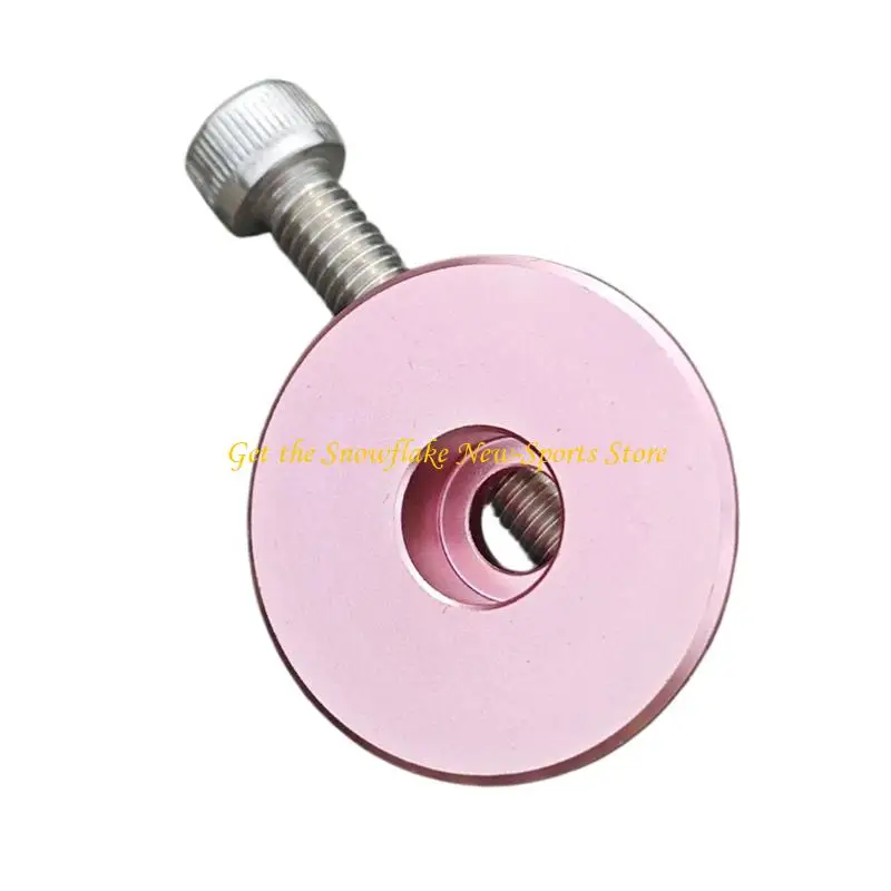 E56D Precisions Machined Bicycles Headset Cap, 5mm Screw Light Weight Aluminum Alloy Cycle Headset Cover For Mountain Bikes