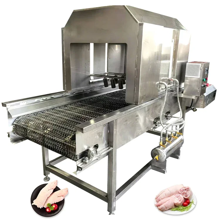 Stainless Steel Sheep Trotter Hair Burning Removing Machine Pig Trotter Singeing Machine