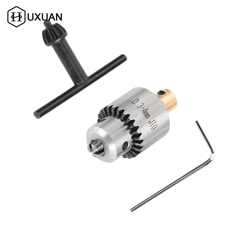 1 Set Chuck bor Mini mikro 0.3-4mm, Set Chuck bor dan kunci pas, Set Chuck bor