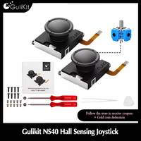 Gulikit NS40 Hall Sensing Joystick for Joy-Con,Superlow Power Anti Drift Durable Replaceable for Nintendo Switch,NS OLED,NS Lite