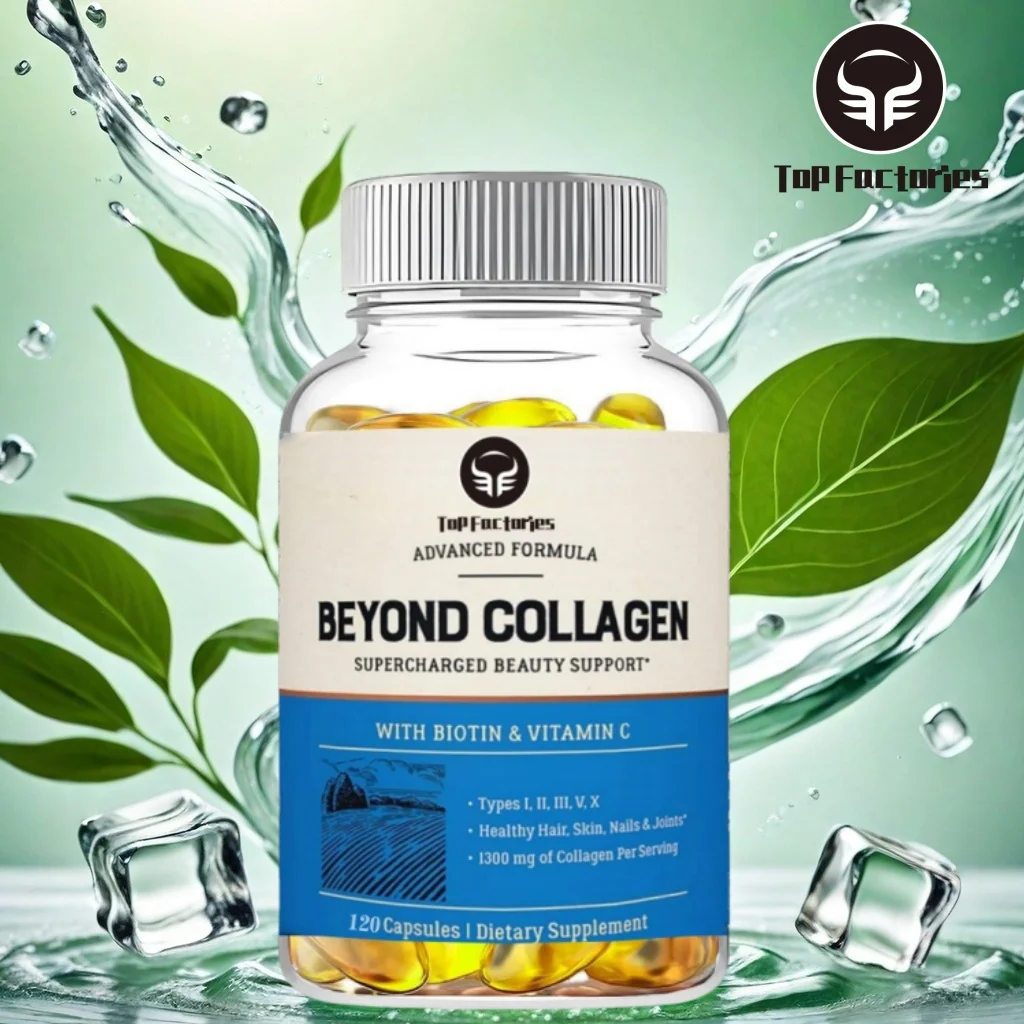 Multi Collagen Supplement for Women Supports Hair Skin Nails Joints Type I II III V X Collagen