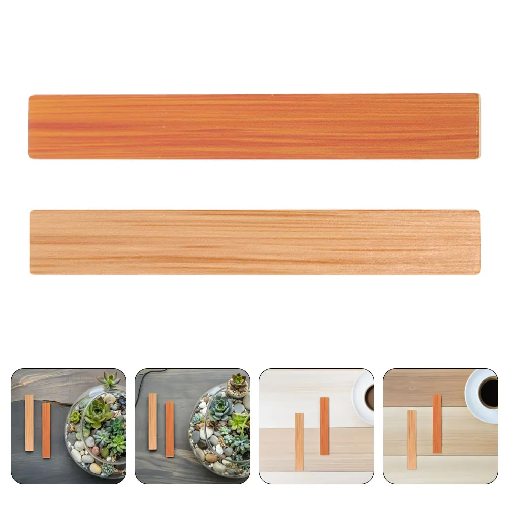 

40 Pcs Miniature Wood Grain Floor Flooring House Tiles Furniture Dollhouse Building Supplies Dolly for DIY
