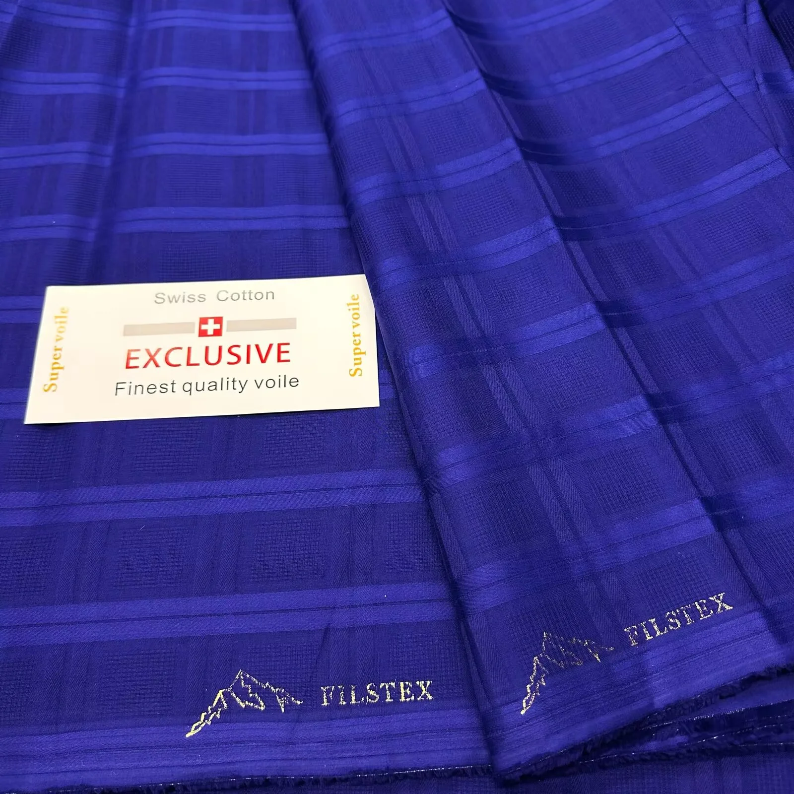 2026 Soft Atiku Cotton Lace For Men and Women Polished African Voile Fabric High Quality 5 Yards Nigerian Dubai Couple Swiss Sew