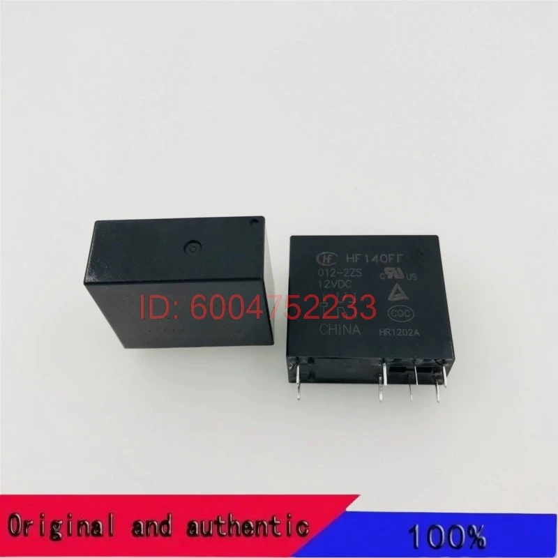 5PCS HF140FF-012-2ZS Hongfa relay 12VDC two group conversion 8-pin 10A250VAC JZX-140FF