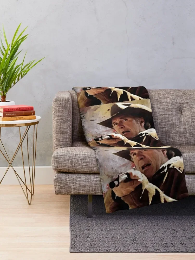 Sheriff Walt Longmire Throw Blanket Hairy Bed Blankets