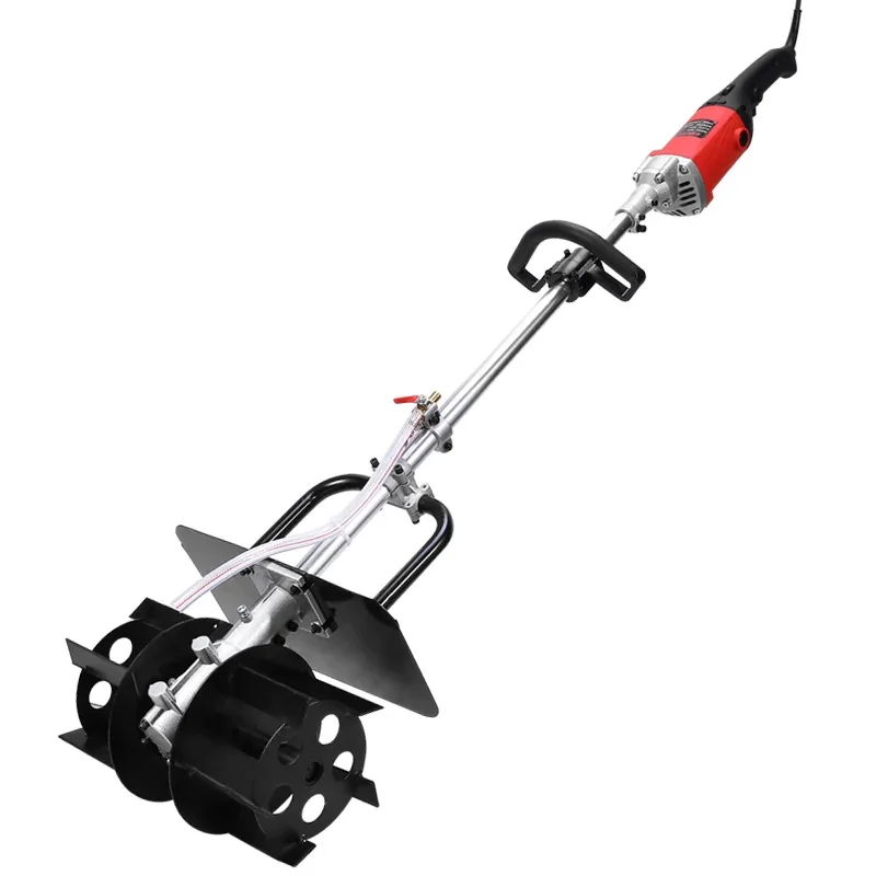 220V Portable Small Concrete Mixer Machine for Plaster Cement Mixing at Home Construction Site