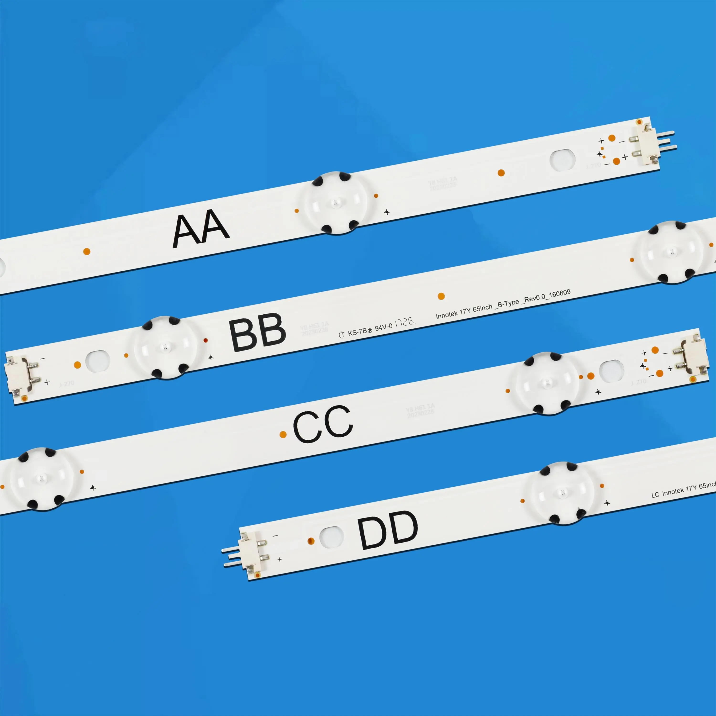 شريط إضاءة خلفي LED 65UJ630Y-TA 65UJ634V-ZD NC650DGEAAFX7 EAV63673007 65UJ630Y 65UJ6300-UA 65UJ5500-UA 65UJ634V-TD EAV64054301