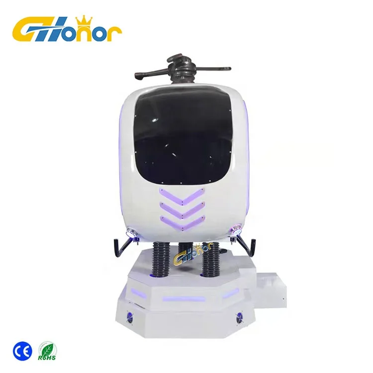 VR الصانع رمز ممر لعبة فيديو محاكاة هليكوبتر تسلية موضوع VR تحلق الطيران محاكاة قمرة القيادة VR لعبة آلة #6