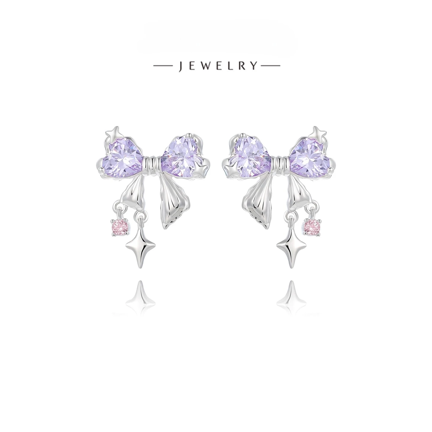 

2025 Hot Selling Star Studded Bow Earrings for Women with A Niche Design and Fashionable Temperament Earrings