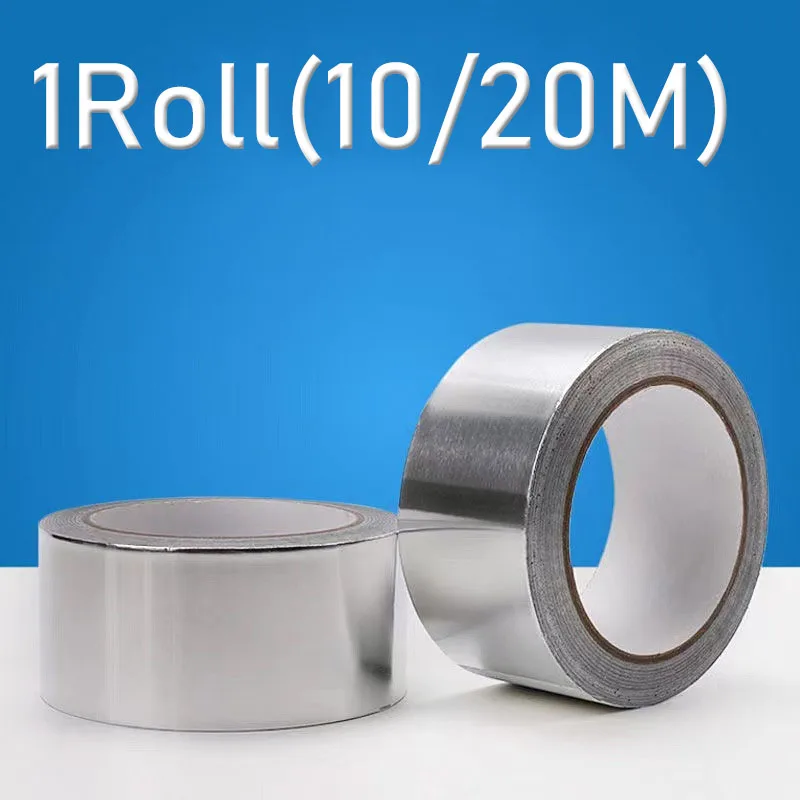 

Aluminum Foil Tape High Temperature Resistance Kitchen Pipe Repair Tape Adhesive Sealing Foil Heat Insulation Leak Proof Tape