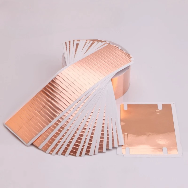 Anti-static grounding single-sided double-sided conductive paper anti-interference shielding tape ultra-thin round copper foil