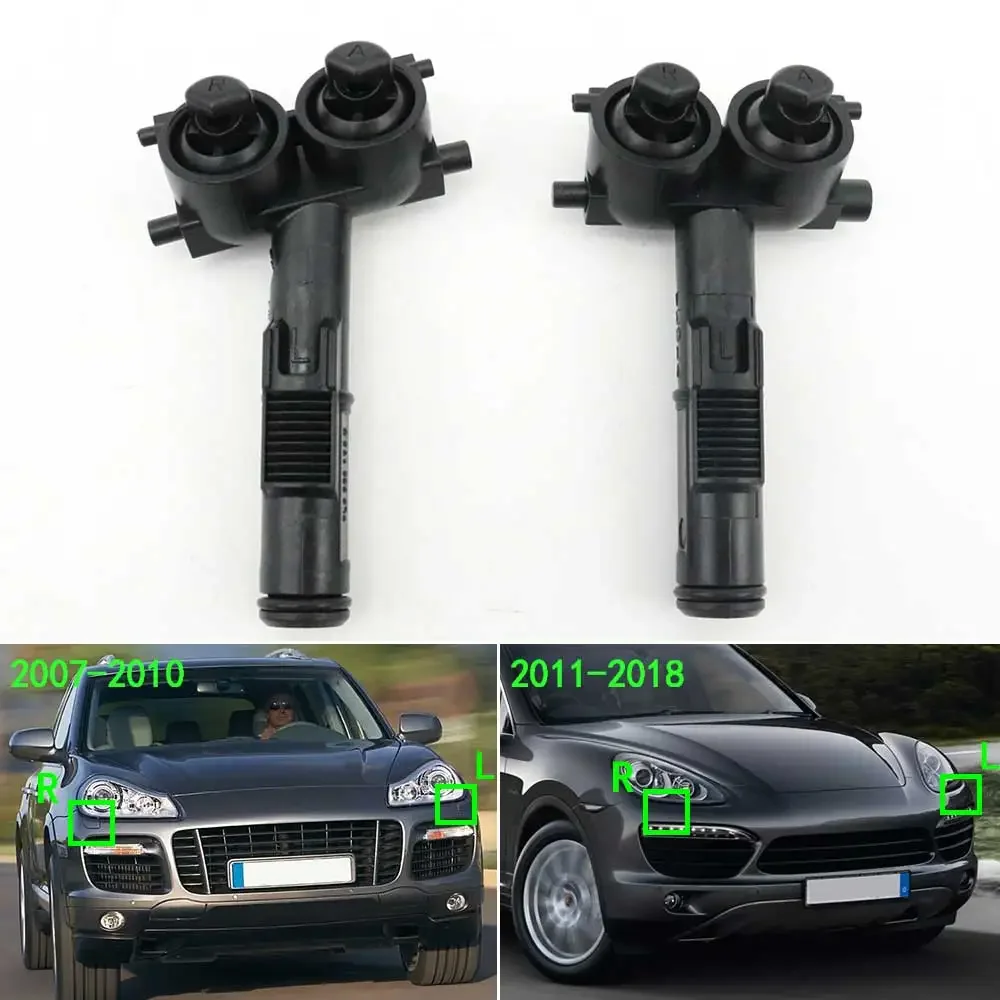 

Car Front Headlight Washer Headlamp Cleaning Spray Jet Nozzle For Porsche Cayenne 9PA 2007-2010 2011-2018