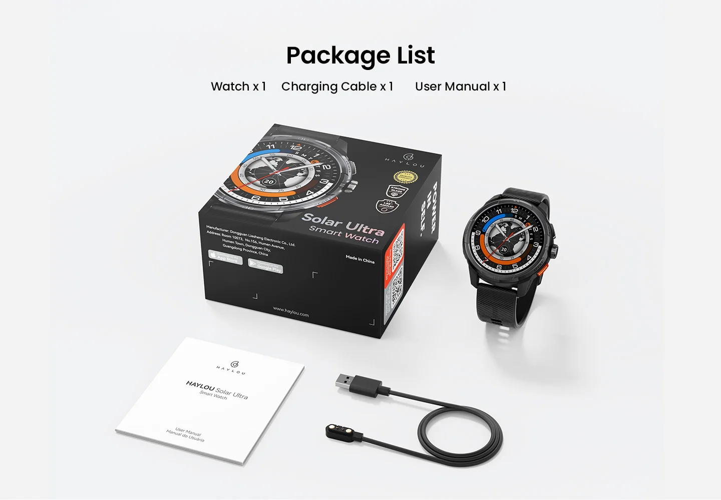 HF009 HAYLOU Solar Ultra GPS Smartwatch 1,6 Zoll AMOLED 5-Satelliten-GPS-Positionierung 170 Sportmodi Sprachanrufe Smartwatch 5ATM – Detail 33