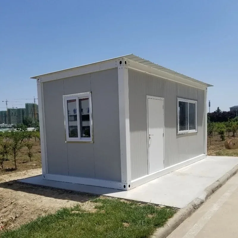 

Simple Portable Single-Room Prefab Container House Prefabricated Ready Made Sandwich Panel Container House