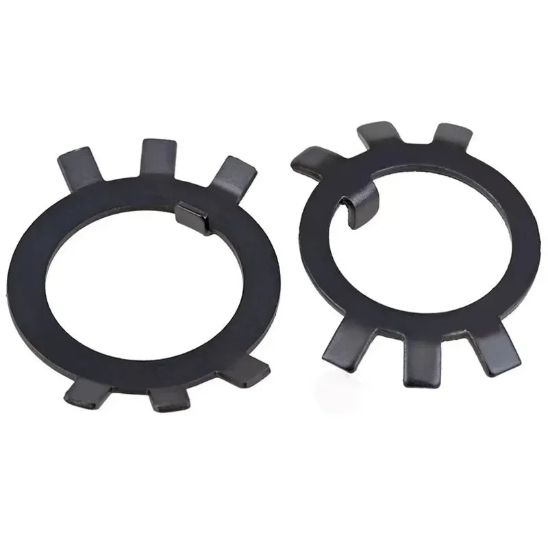 Lock Washer GB858 MΦ10/12/20/27/30/36/40/42-56 Black Carbon Steel Lock Washer / Fixed Stop Washer For Slotted Round Nut