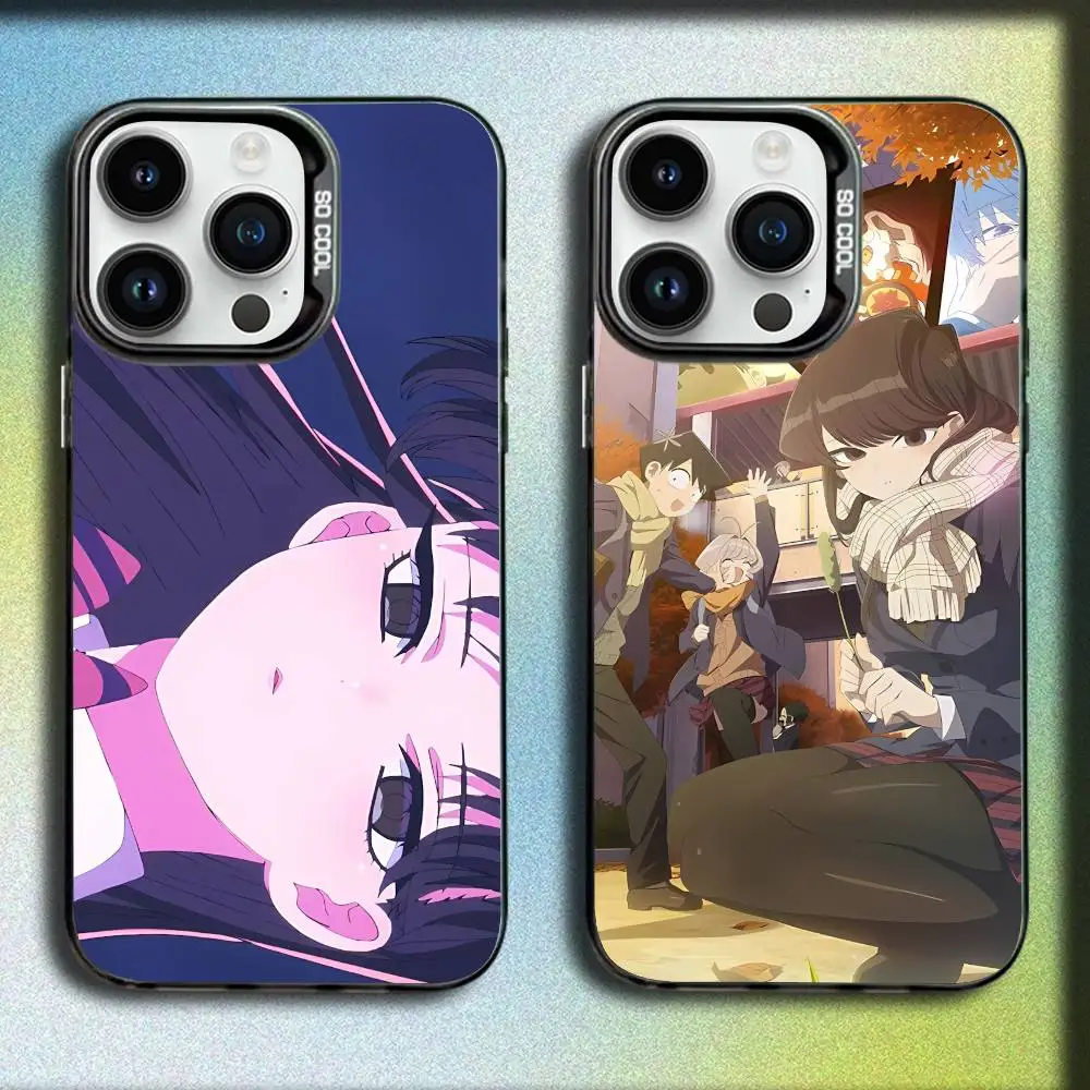 

Komi san wa Comics Komyushou desu Phone Case For iPhone 17,16,15,14,13,12,11,Pro,Max,Plus,E,SE4,Air,Mini Black IMD Box