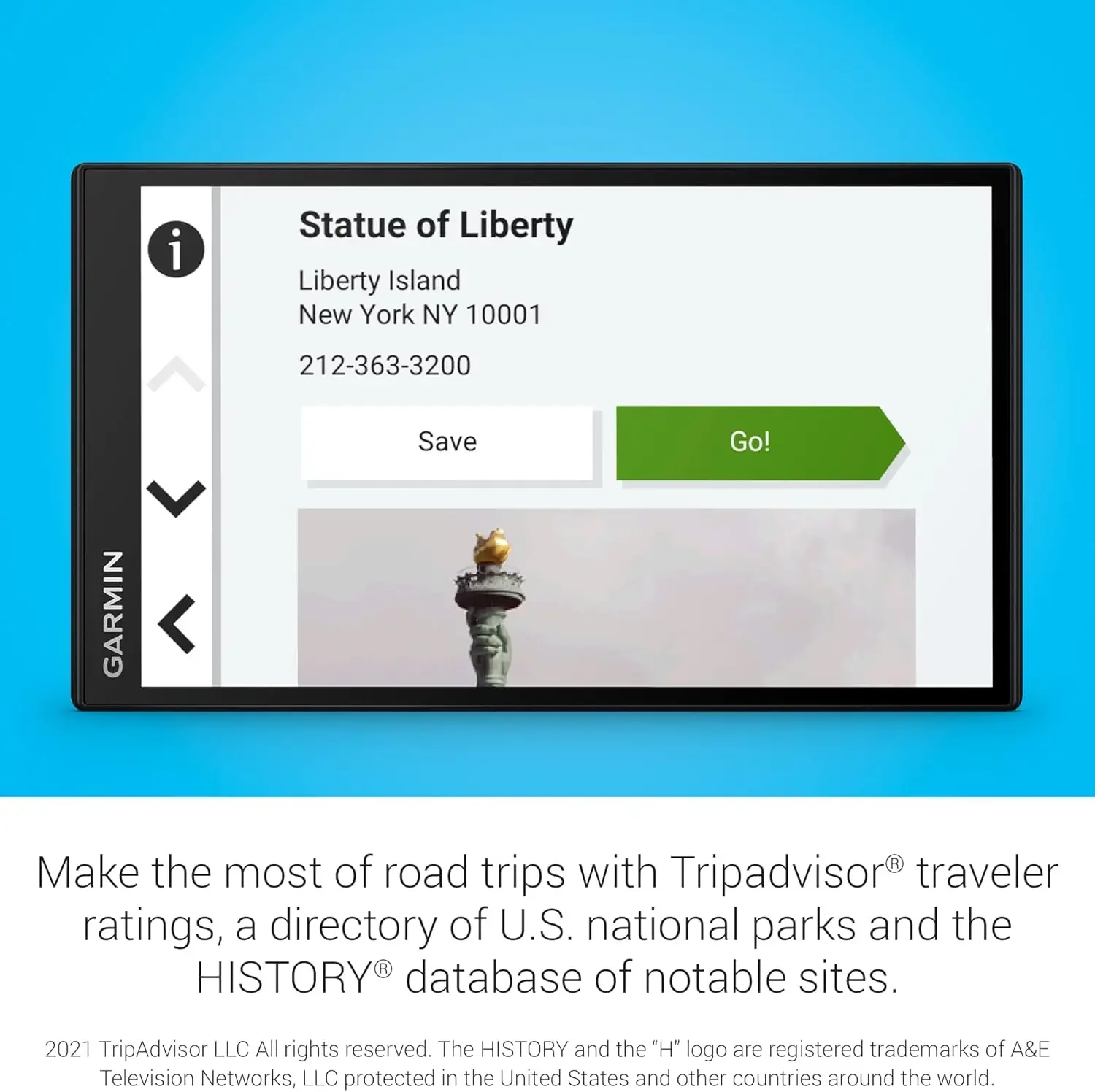 DriveSmart 76، جهاز ملاح GPS للسيارة مقاس 7 بوصات مع خرائط مشرقة وعالية الدقة