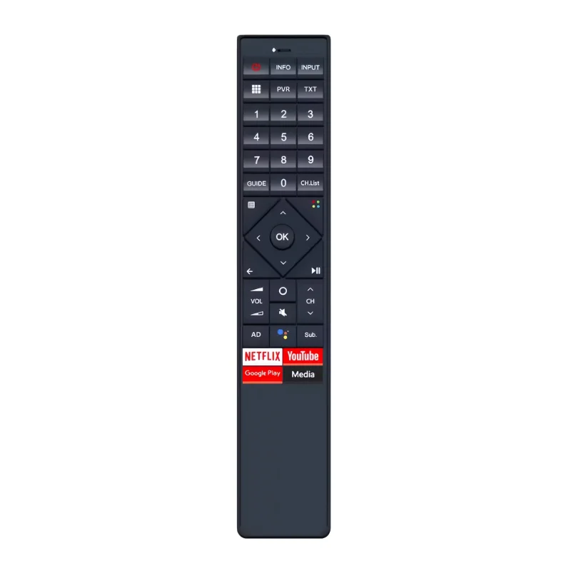 New ERF3F70H Universal Remote Control for Hisense Smart TV Models H55O8BUK H5508BUK - Replacement Battery Included
