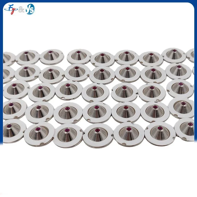 Ruby Inlaid Core 2531 Double Ear Linear Nozzle Paper Mill Water Needle Cutting Paper Nozzle
