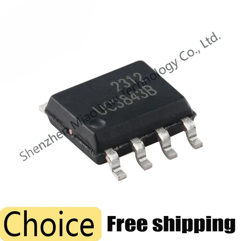 

10pcs/1pc UC3843B SOP-8 UC3843 3843B 3843 SOP8 High Performance Current Mode PWM Controller Chip IC New Original