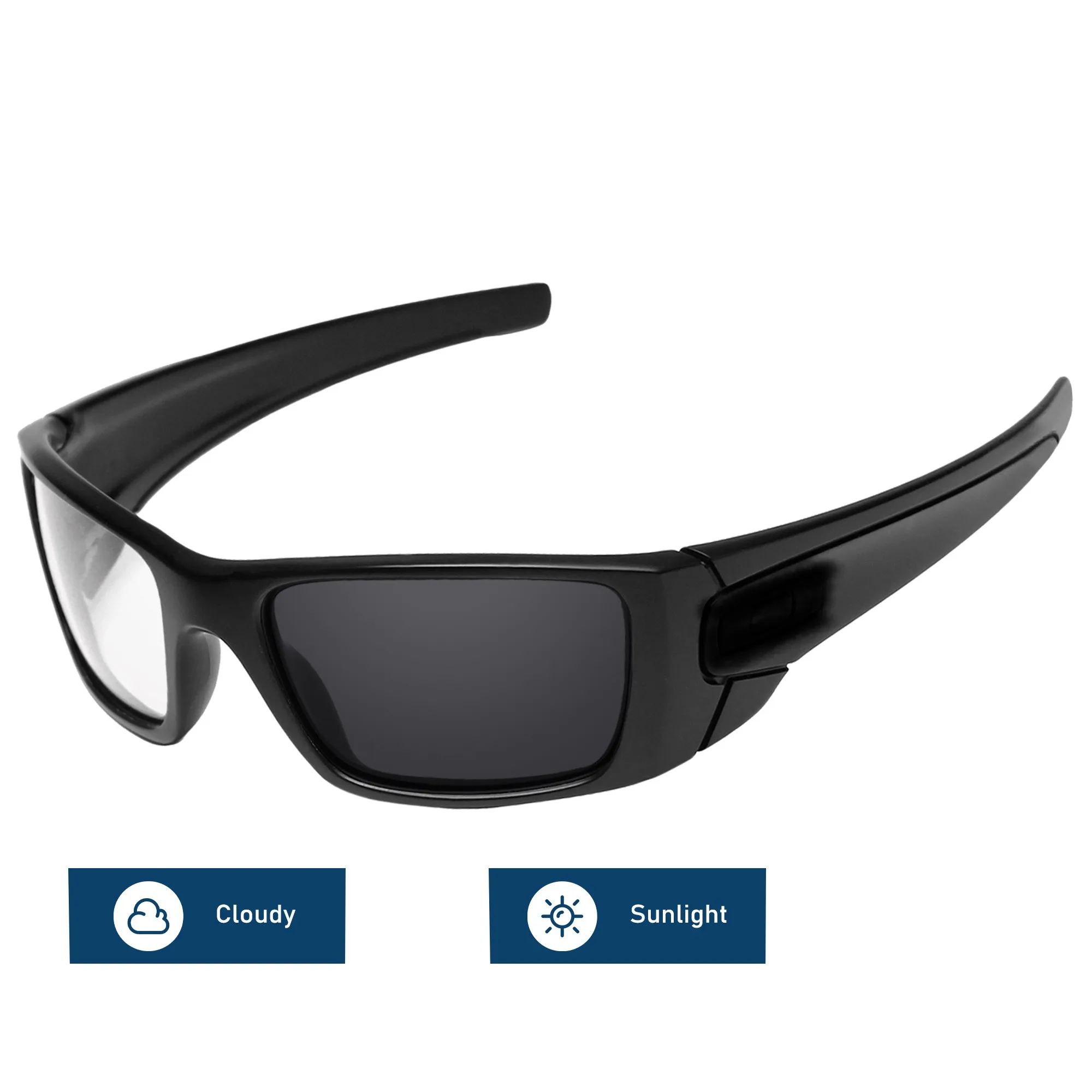 Lenti di ricambio polarizzate ONDEX per Oakley Fuel Cell OO9096 - Occhiali da sole da 60 mm - Colori multipli