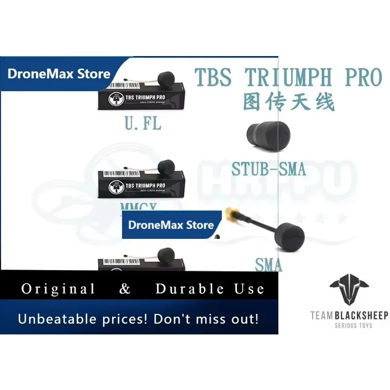 DroMaTeam Blacksheep TBS TRIUMPH PRO 5.8G FPV Antenna U.FL/MMCX/MMCX90