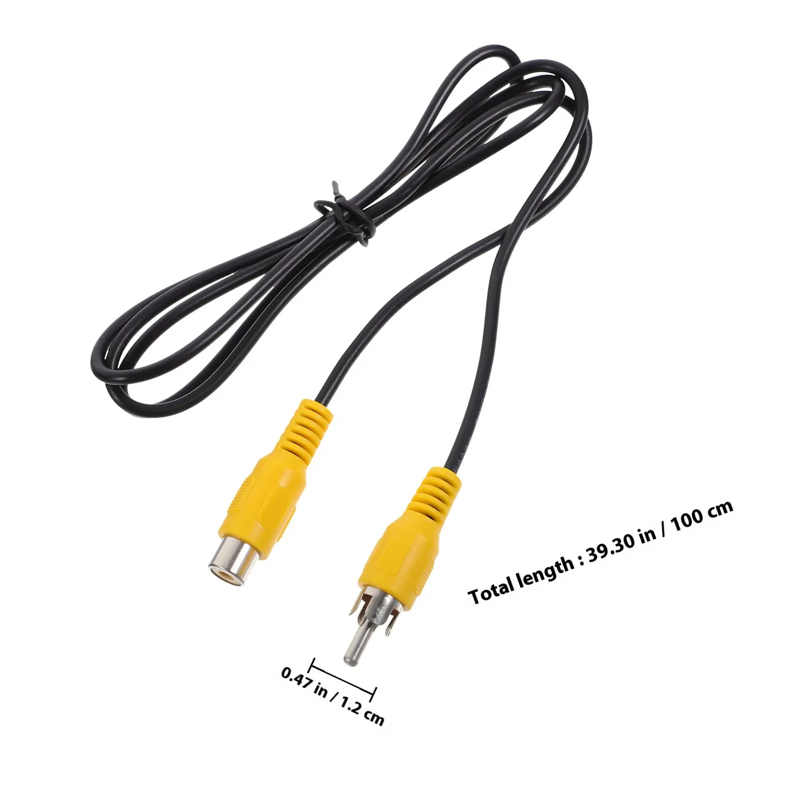 Male to Female Audio Extension Cable Copper Rubber Material Stable Clear Signal Transmission Suitable for Audio Systems Home