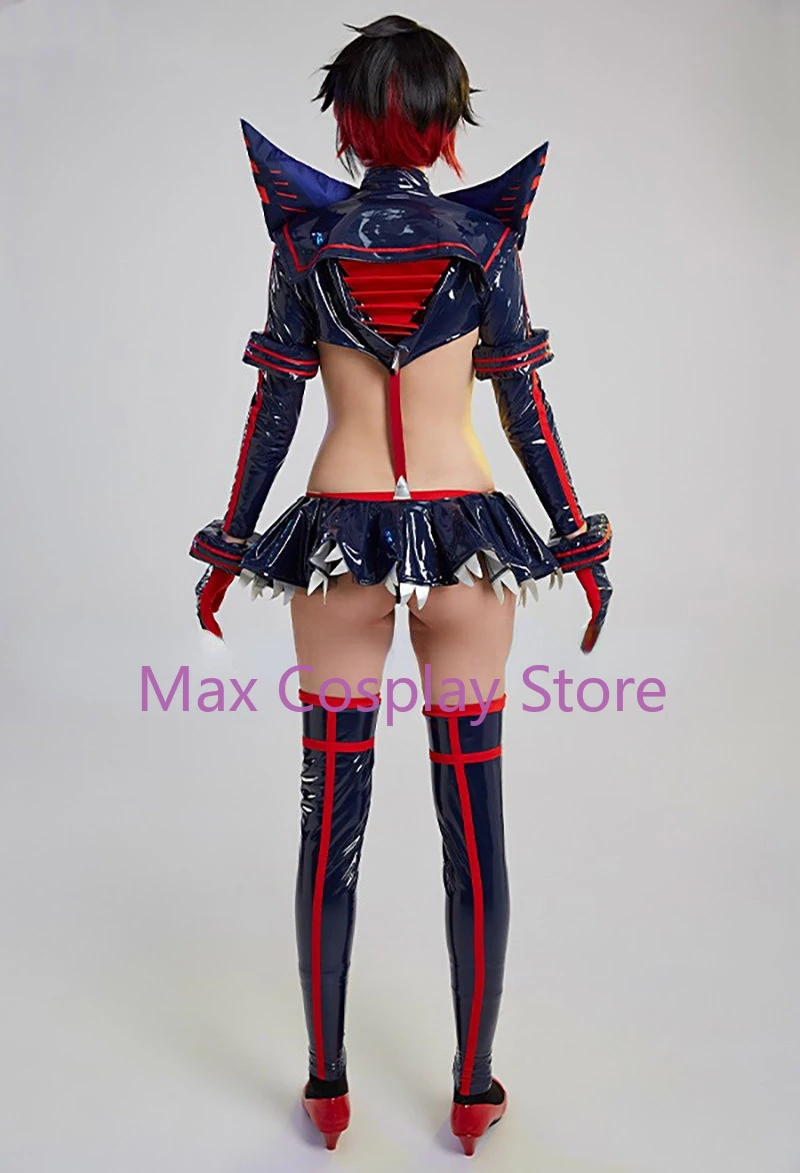 Max Anime Matoi Ryuko Cosplay Costume Halloween School Uniform Navy Sailor Suit Women Sexy Carnival Party Dress SZ