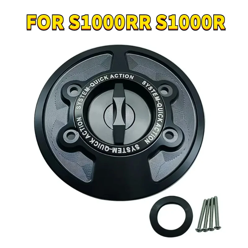 

2024 New Tank Fuel Cap For BMW S1000RR S1000R CNC Aluminum Motorcycle Filler Gas Oil Tank Cover