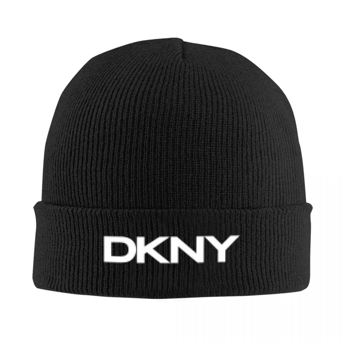 D-DKNY Acrylic Winter Beanie Hat with Stretchy Fit, Warm and Soft Skull Cap, Ideal for Men, Women, Teens