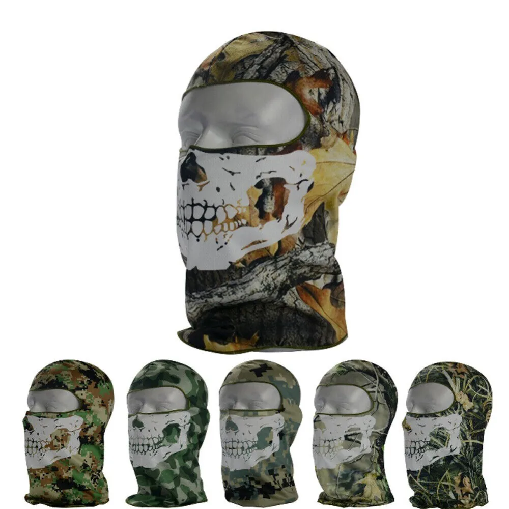 

Тактическая полнолицевая маска с капюшоном, Балаклава, головной убор, камуфляжная охотничья шапка